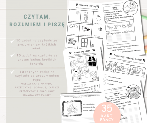Czytam, rozumiem, piszę - klasa 1