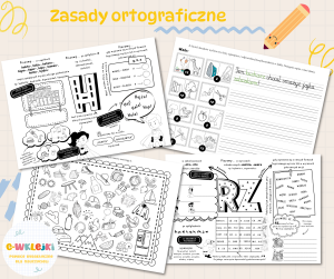 Zasady ortograficzne - karty pracy