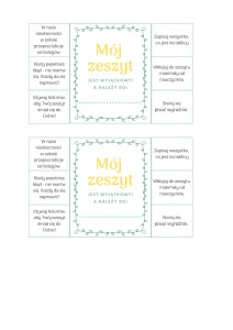 Zasady prowadzenia zeszytu - PDF
