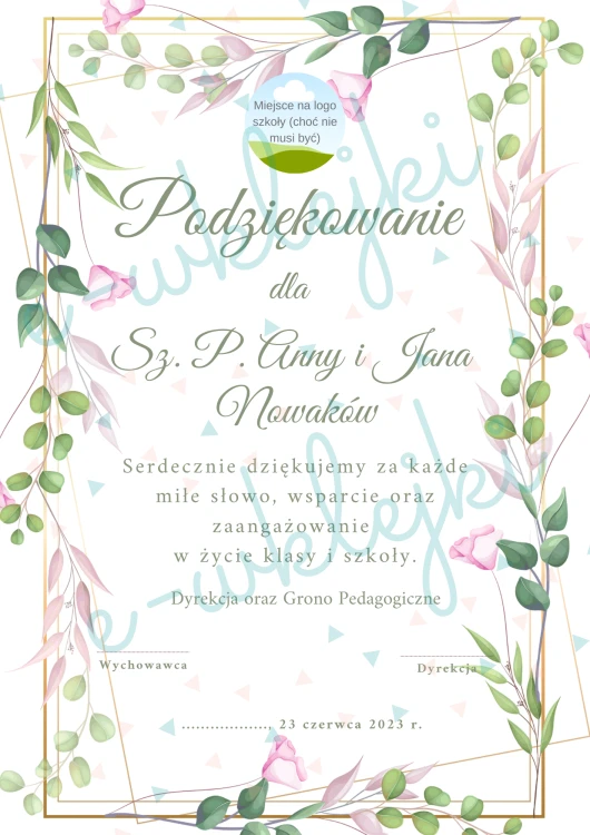 Podziękowanie - zestaw nr 14 .png