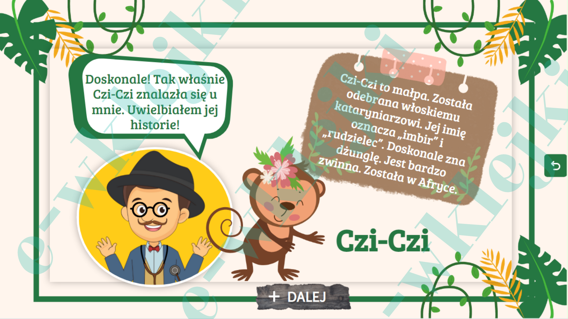 „Doktor Dolittle i jego zwierzęta” - PDF E-wklejki Dorota Chotomska